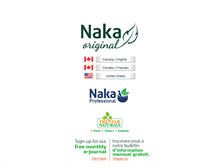 Tablet Screenshot of nakaherbs.com